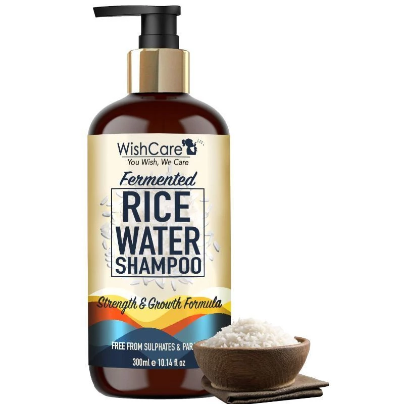 Wishcare Fermented Rice Water Shampoo For Dry & Frizzy Hair - Paraben And Sulphate Free Shampoo, 300 ml-1.webp